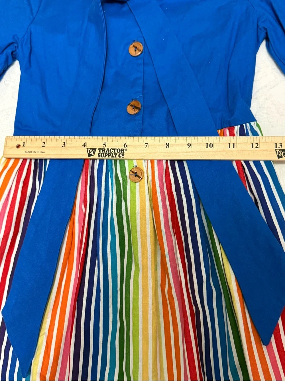 NWOT Misha Lulu Girls 12 Rainbow Twirl Dress USA Boutique School & Fall Photos